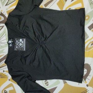 Sourpuss ruched long sleeved top BNWT